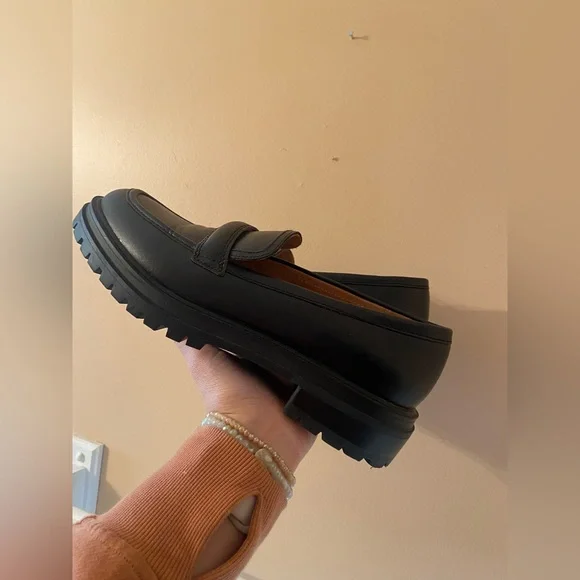 Madewell Black Leather Loafers - Picture 4 of 8